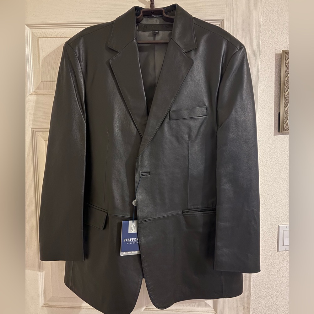 Stafford Essentials Leather Jacket